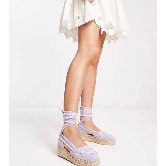 New Free  People Destino Espadrille Platforms Size 39 - Picture 5 of 16